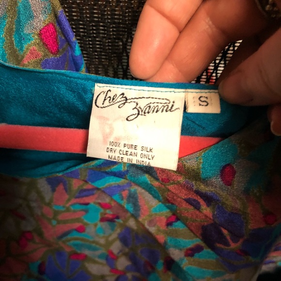 COPY - Vintage Chez Zvanni Silk Top & Skirt- 489 $35 or $30 w/offer - Picture 3 of 6